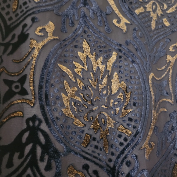 LOFT XSP petite velvet open back mini shift dress cocktail party dress - Picture 7 of 8